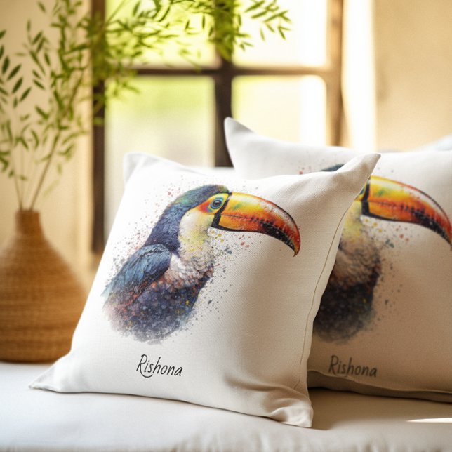 Almofada Turiano de Divisor Tropical, personalizado (Criador carregado)