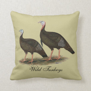Almofada Turkeys East Wild Pair