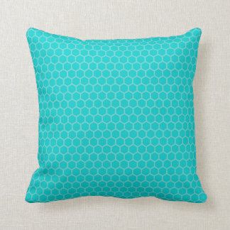 Almofada Turquesa, Aqua, Teal Geométrico