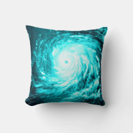 Almofada Turquesa Azul Água Espiral Piscina