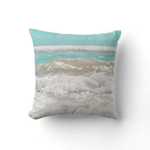 Turquesa Azul Céu Azul Ondas do Mar