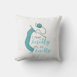 Almofada Turquesa Eu Sinto-Me Bela, Oh Tão Bela