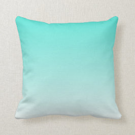 Almofada Turquesa Ombre