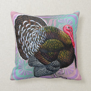 Almofada Turquia:  Tom de bronze floral