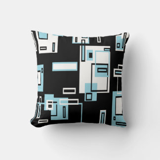 Almofada Turquoise Blocos Funky Travesseiro decorativo