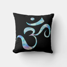 Almofada Turquoise Marbled Om