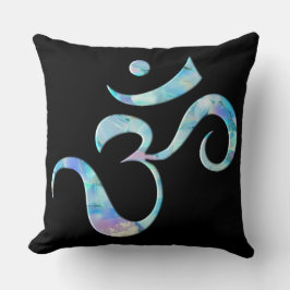 Almofada Turquoise Marbled Om