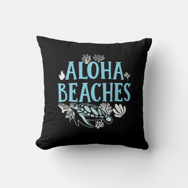 Almofada Turtle Lover | Aloha Beaches (Frente)