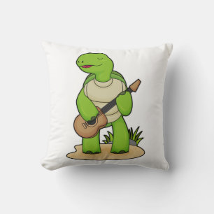 Almofada Turtle Musical Guitar Music