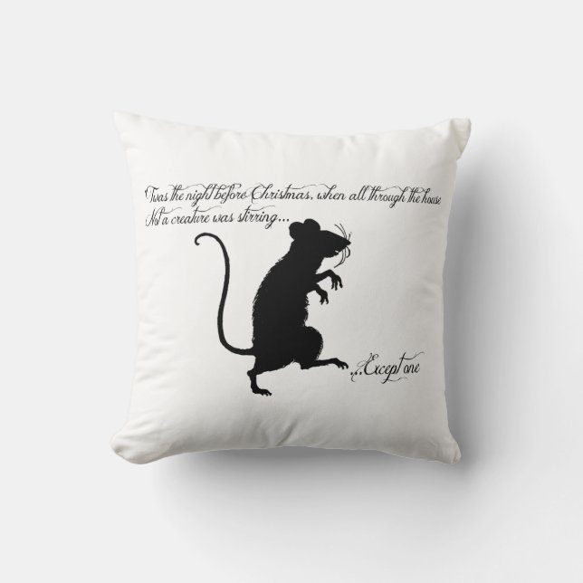 Almofada 'Twas a noite antes do Natal (Frente)