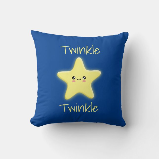 Almofada Twinkle Twinkle Pequena Estrela (Frente)