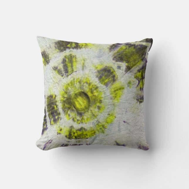 Almofada Tye Dye Composition #3 por Michael Moffa (Frente)