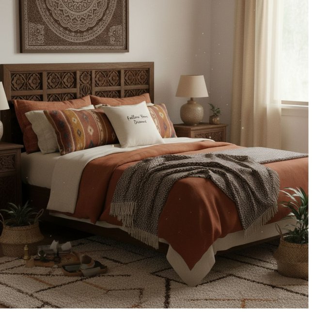 Almofada  Typography motivated elegant  quote (Criador carregado)