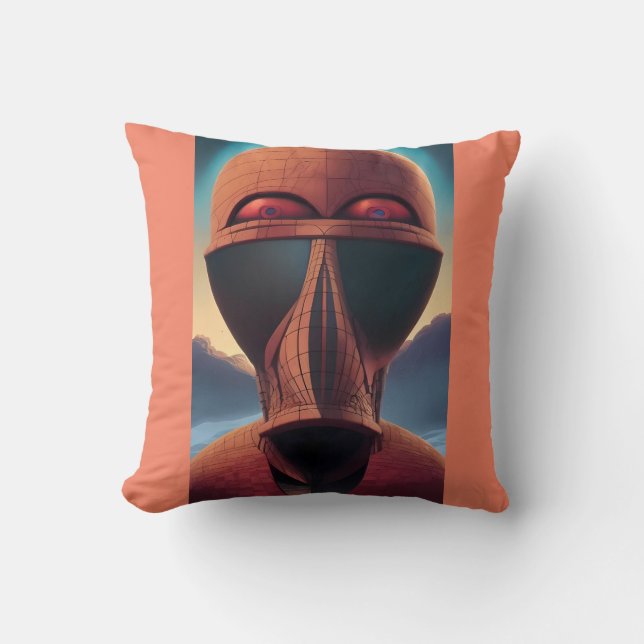 Almofada Uau Ken Gage Psychedelic Sci-Fi (Frente)