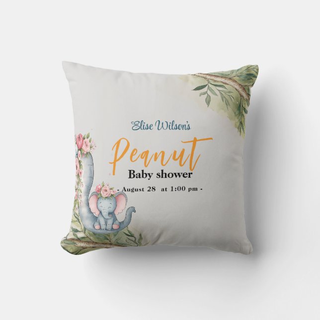 Almofada Um amendoim doce está a caminho (Frente)