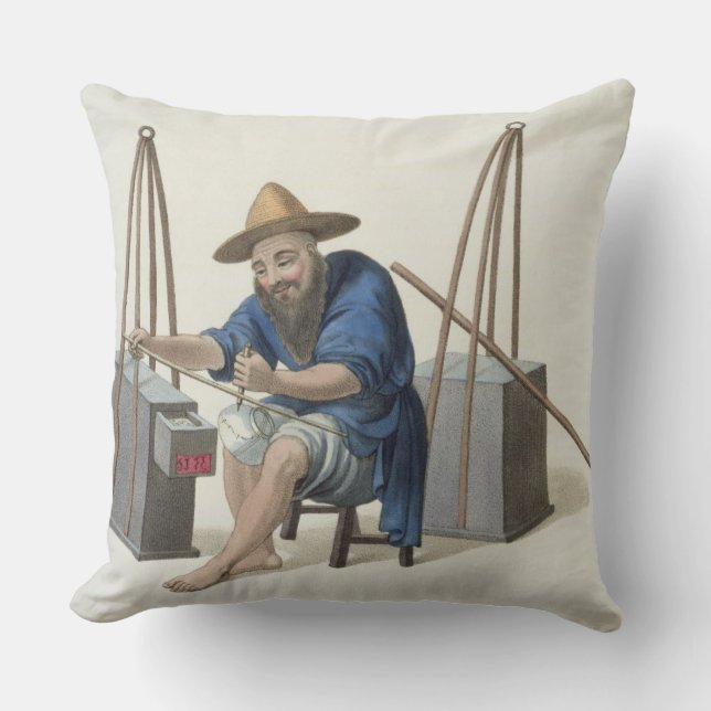 Almofada Um cerzidor da porcelana, chapeia 28 'do traje (Frente)