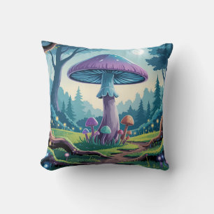 Almofada Um Cogumelo Roxo