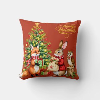 Almofada Um Conto de Natal na Floresta