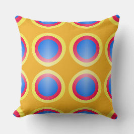 Almofada Um design de padrão de tecido clássico colorido vi