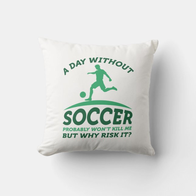 Almofada Um Dia Sem Futebol (Frente)