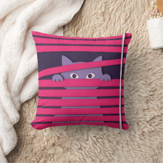 Almofada Um gato estilizado minimalista 