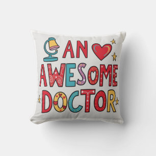 Almofada Um médico incrível. Obrigado presente