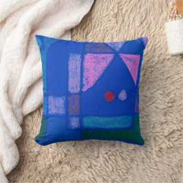 Almofada Um pequeno quarto em Veneza por Paul Klee, Abstrat