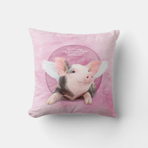 Almofada Um Piggy Acreditado