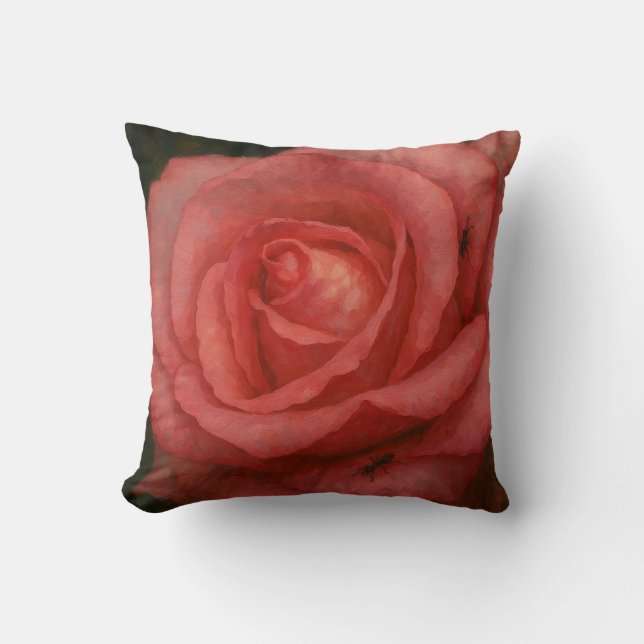 Almofada Um Rosa no Bloom (Frente)