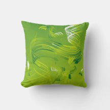 Um Sentido de Cushion Verde - Calmo, Conforto Cria