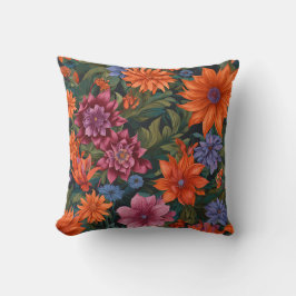 Almofada Um sortido vibrante de flores