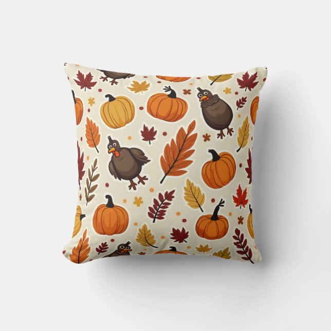 Almofada um travesseiro de Halloween (Frente)