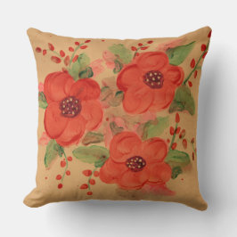 Almofada Um Travesseiro Vermelho Incrível