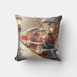 Almofada Um trem de natal Mágico da Maravilha de inverno