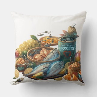 Almofada Uma Colheita de Peixes Caseiros
