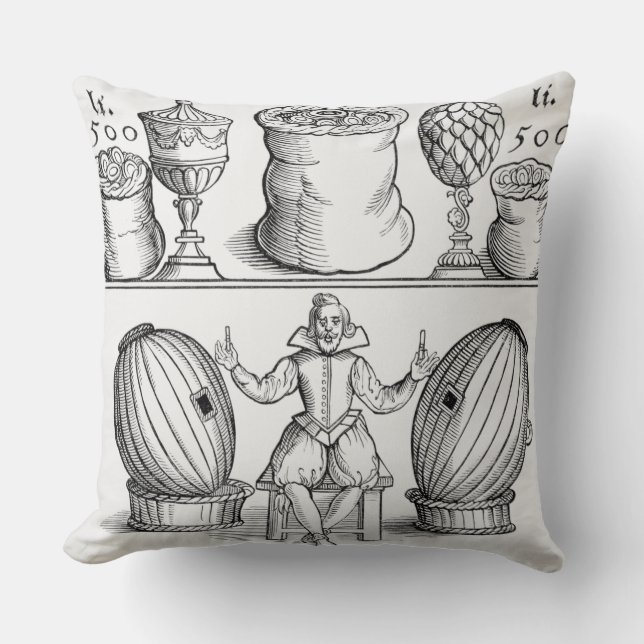 Almofada Uma declaração que fixa a data do desenho seguinte (Frente)