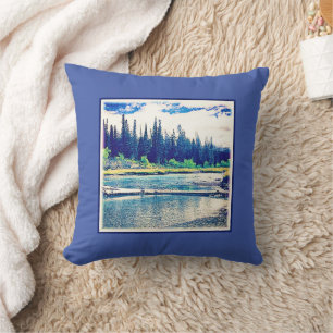 Almofada Uma Floresta Selvagem Canadense Majestosa. Compre