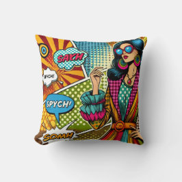 Almofada Uma ilustração de tendência no estilo de pop