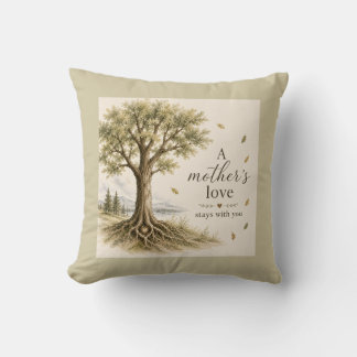 Almofada Uma Mãe Amor Estilo Aquarela Carvalho