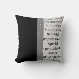 almofada única e na moda