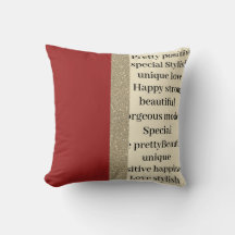 almofada única e na moda