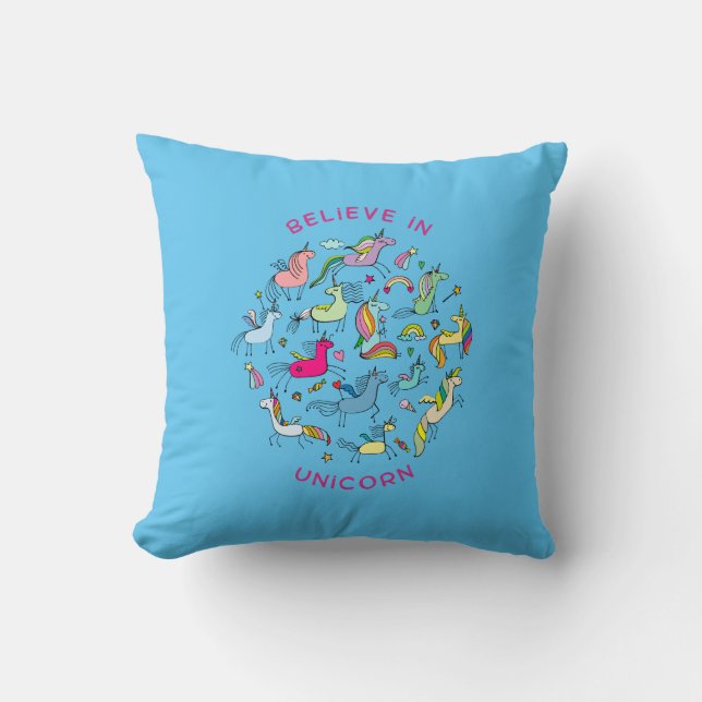 Almofada Unicorn Magic Kawaii (Frente)