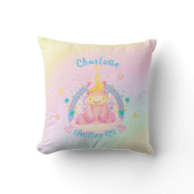Unicorn Nome Nursery Kids Room Decor Rainbow