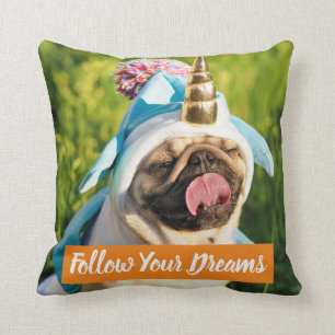 Almofada Unicorn Pug