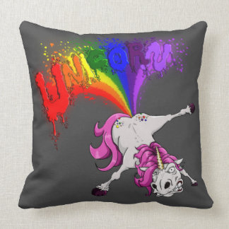 Almofada unicorn rainbow fart