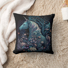 Almofada Unicórnio Místico - Floresta Fantástica