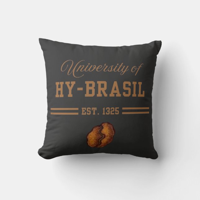Almofada University of Hy-Brasil, Est. 1325 (Frente)