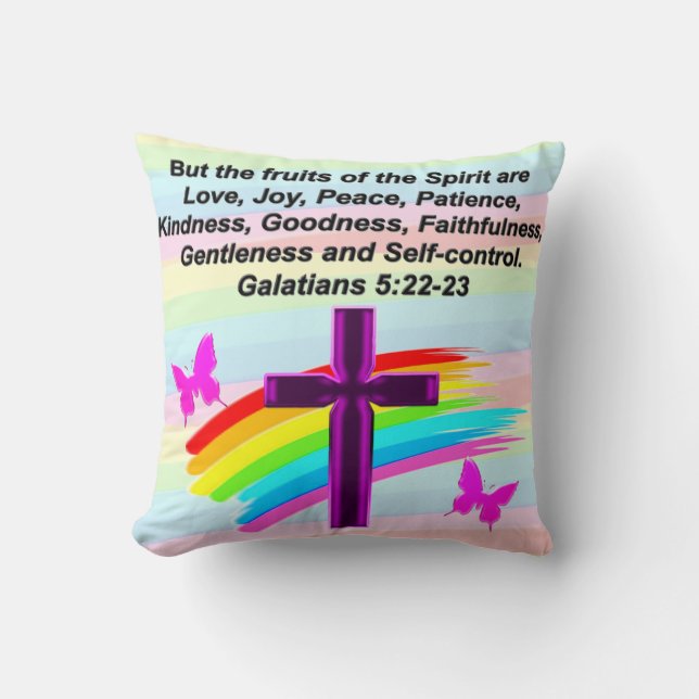 ALMOFADA UPLIFICANDO GALÁCIOS 5 SCRIPTURE (Frente)