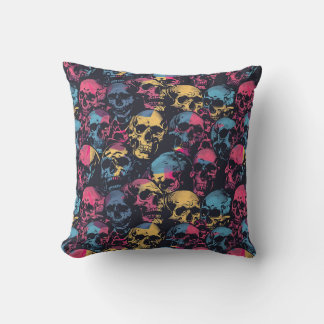 Almofada Urban Art Skull Pillow Design, Cojín B49