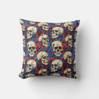 Almofada Urban Art Skull Pillow Design, Cojín B54